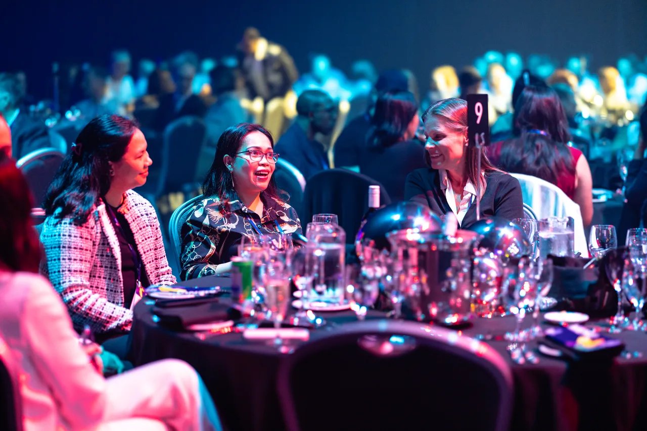 CPA Congress 2025 attendees in conversation at the gala dinner