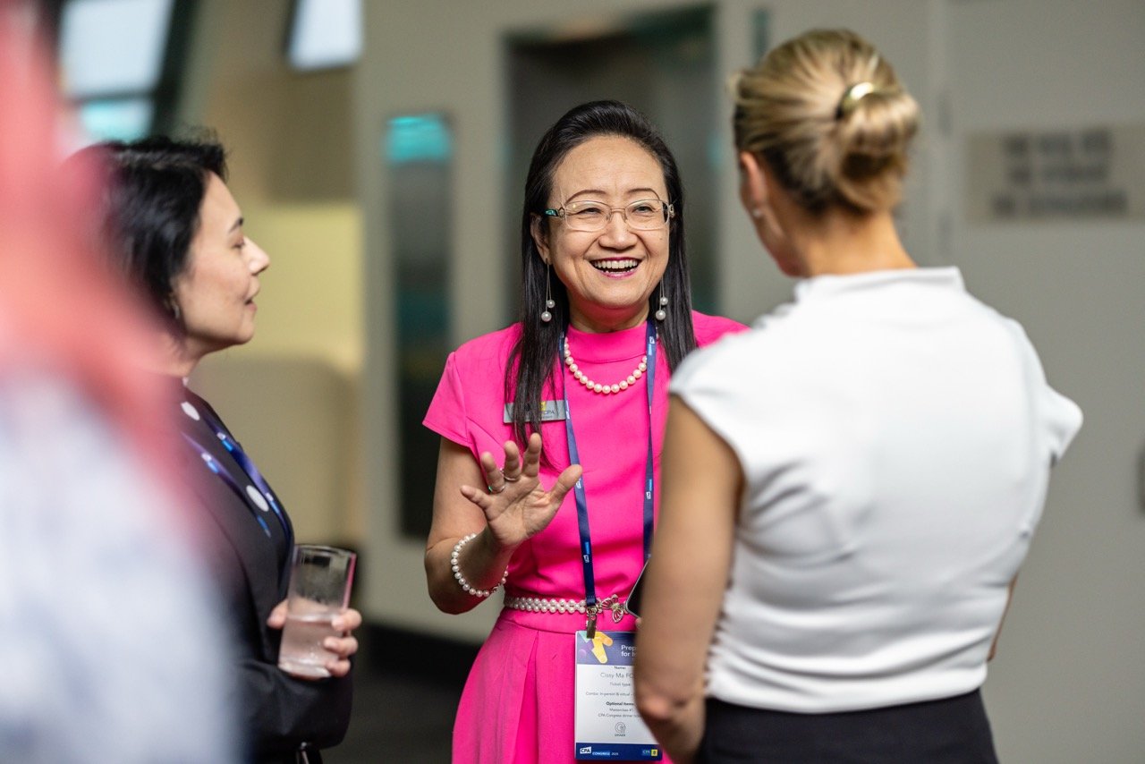 CPA Congress 2025 delegate conversation
