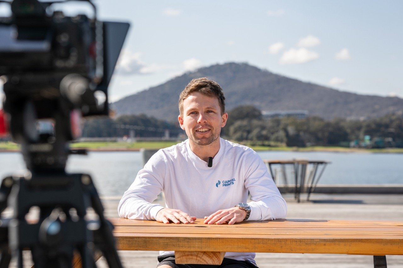 Studio Who team on location in Canberra