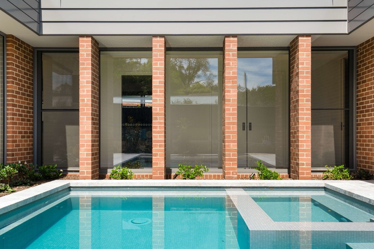 New pool and outdoor area on a Canberra build