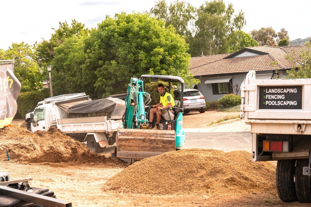Trade professional on site