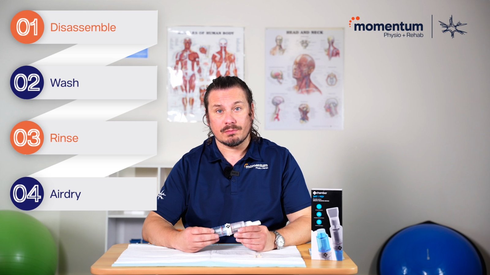 Momentum Long COVID rehabilitation video library