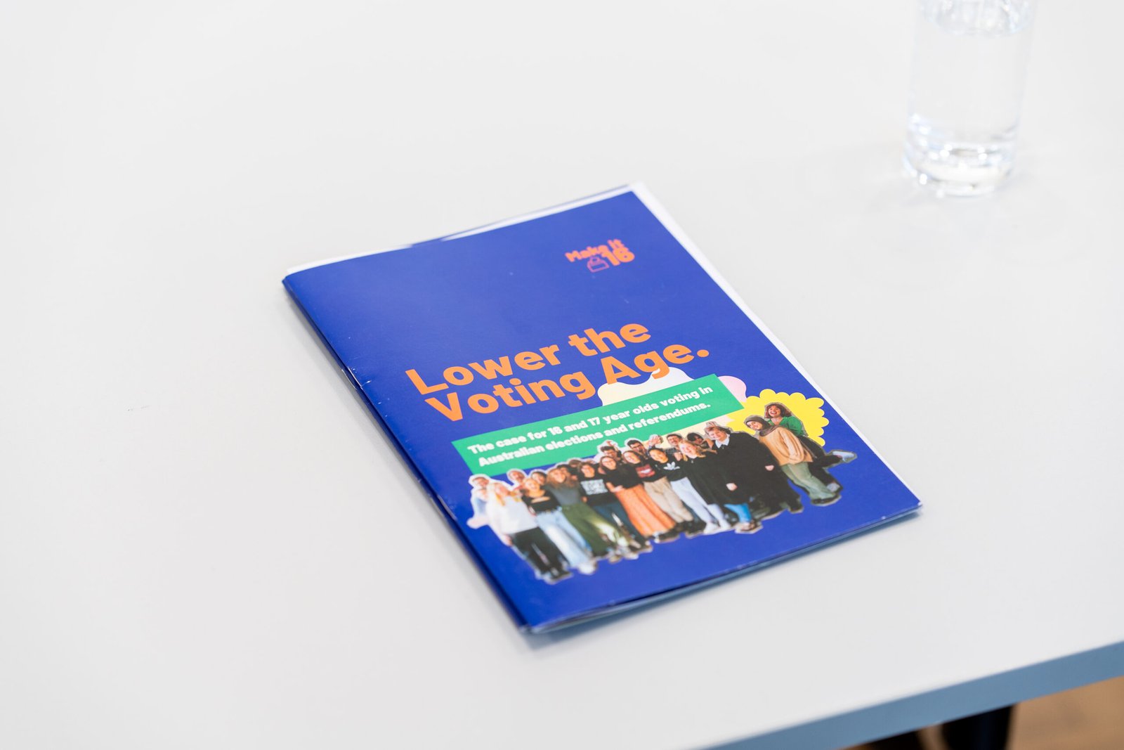 The printed Make It 16 campaign booklet
