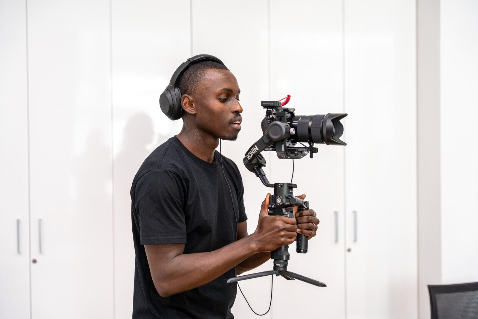Behind the scenes during the Make It 16 shoot