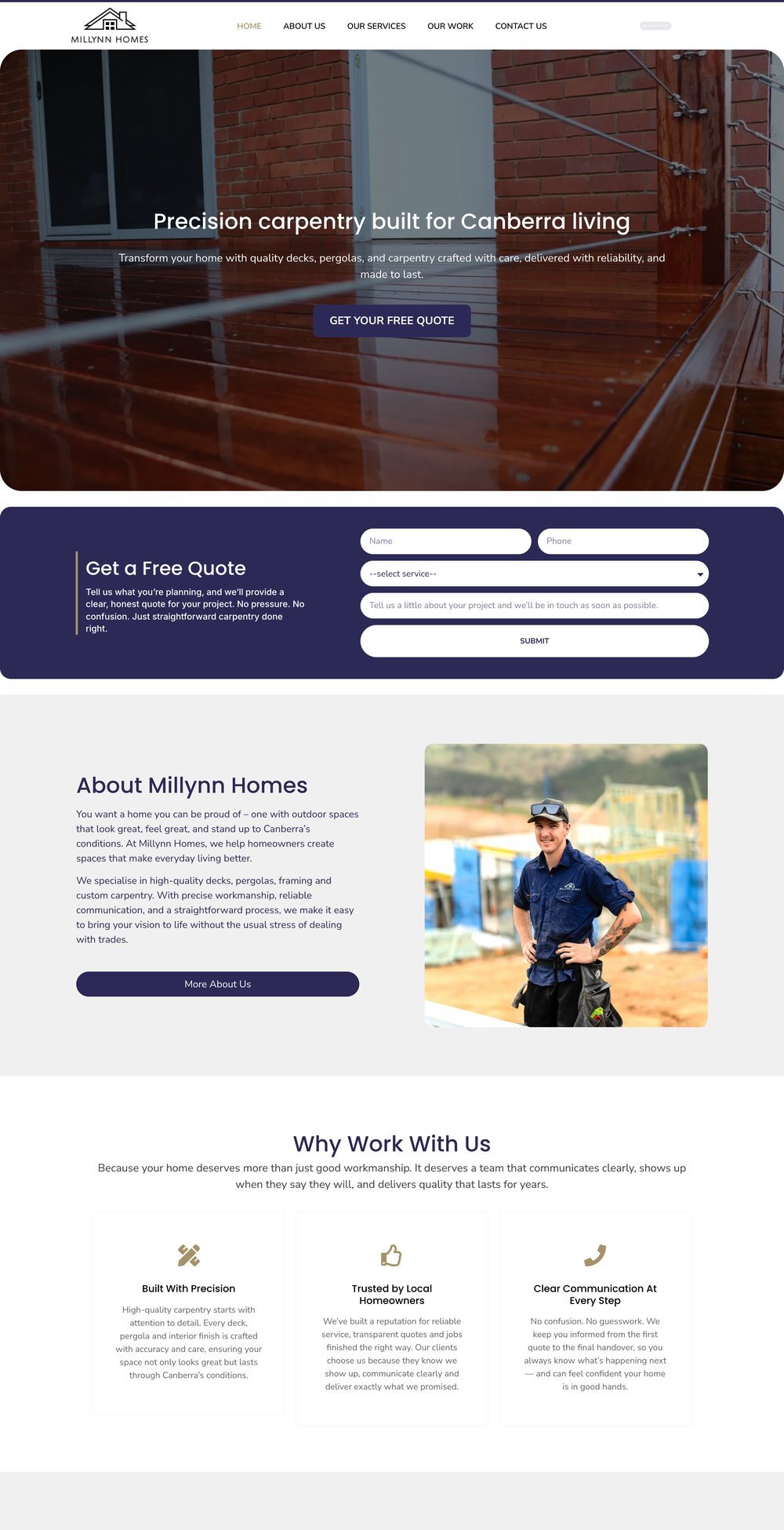Millynn Homes website